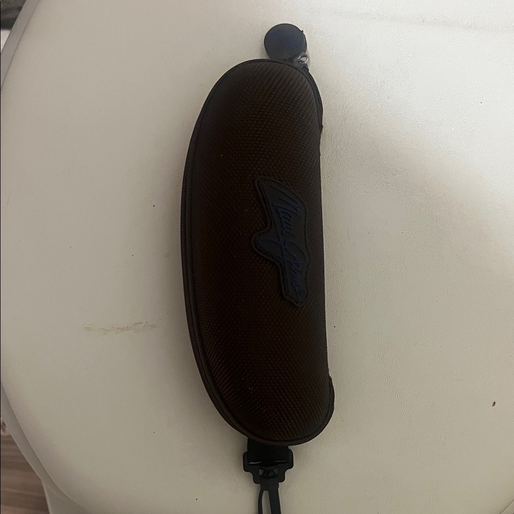 Maui Jim Dark Brown Sunglasses Case